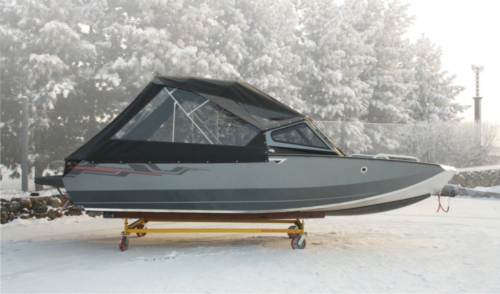  Тент Ходовой для алюминиевого водометного катера Росомаха R6000